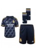 Fotbalové Dres Real Madrid Jude Bellingham #5 Dětské Venkovní Oblečení 2023-24 Krátký Rukáv (+ trenýrky)